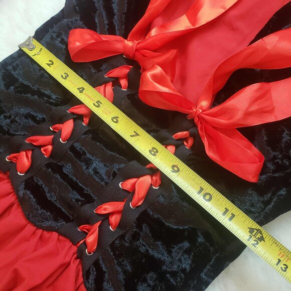 Leg Avenue Red and Black Mini Dress - Picture 14 of 16